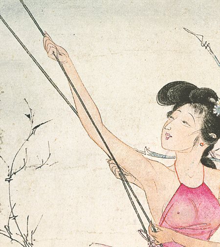 铜官山-胡也佛的仕女画和最知名的金瓶梅秘戏图